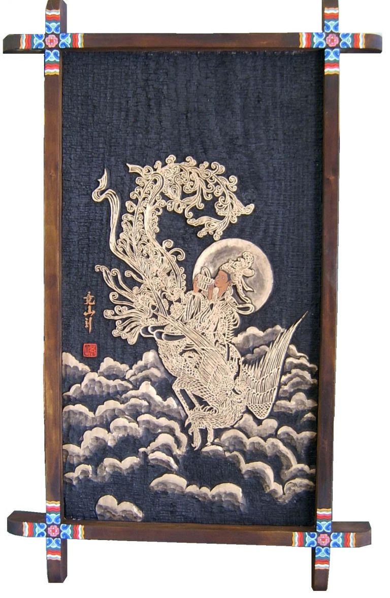 비룡관음보살 양각작품