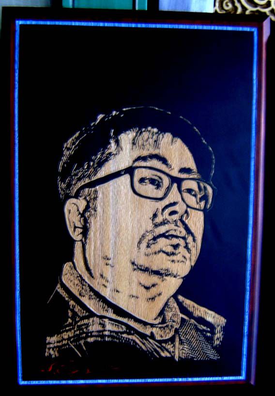 이미지 화서각-문수동자(중광스님)-학(중광스님)--가당작